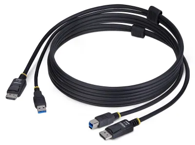 Productafbeelding van DisplayPort- en USB 5 Gbps KVM-kabel