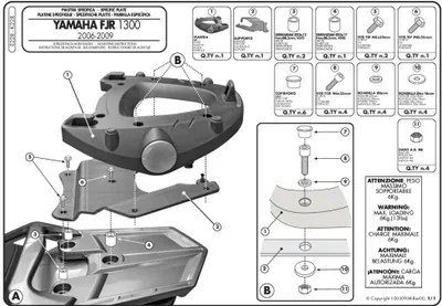 Immagine prodotto di Portapacchi Monokey GIVI E228 con piastra