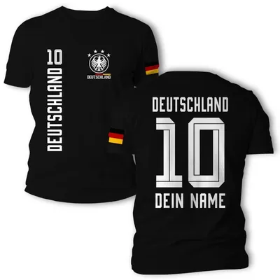 Produktbild von WM 2026 Fußball Fan Shirt Herren Damen Unisex T-Shirt – Weltmeisterschaft Jersey – Geschenk Fußball Fans – Schwarz mit Ärmeldruck – Größen: 2XL