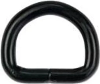 Obrázek produktu pro Sedlářský polokroužek 22 mm, černý / 1ks