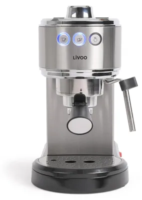 Produktbild von Espressomaschine 15 bar grau Livoo DOD186
