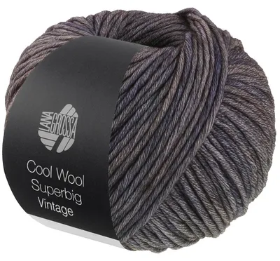 Produktbild von Lana Grossa - Cool Wool Superbig Vintage 7291 dunkelgrau