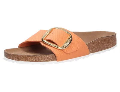 Produktbild von Birkenstock Damen Pantolette, orange(vegancanvaspapaya (11624)), Gr. 43