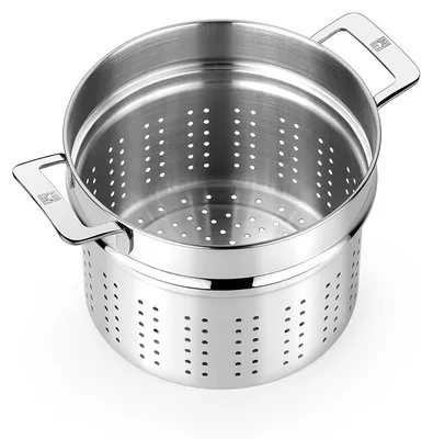 Produktbild von BRA Signature | Nudelabtropfgestell, 24 cm Durchmesser, Edelstahl 18/10, verschleißfest, glänzende Oberfläche, ergonomische Griffe