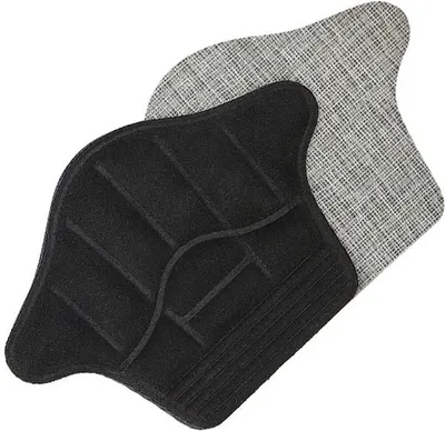 Immagine prodotto di INF Inserti in pelle scamosciata per tacchi per scarpe Nero
