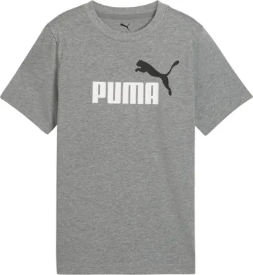 Produktbild von PUMA Jungen Ess 2 Color No.1 Logo Tee B T-Shirts, Medium Gray Heather, 164 EU