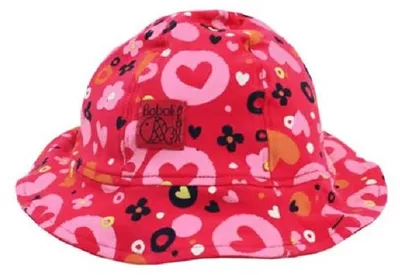 Produktbild von Bóboli Mädchen Sonnenhut Herzchen rot M (52 cm)