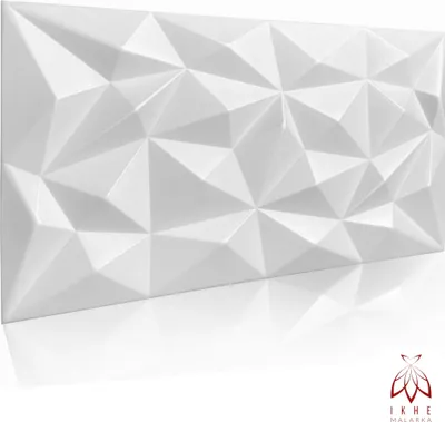 Produktbild von 3D Paneele Wandpaneele Polystyrol XPS – Styropor Verkleidung für Wand & Decke – 100x50 cm (0,5 m²) – Leicht, Flexibel & Einfach zu Montieren