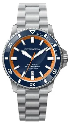 Produktbild von Zegarek męski EMPORIO ARMANI AR60090 granatowy sportowy