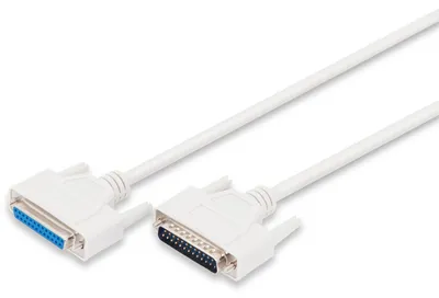 Image de Digitus Câble de rallonge pour le transfert de données, D-Sub25/M - D-Sub25/F