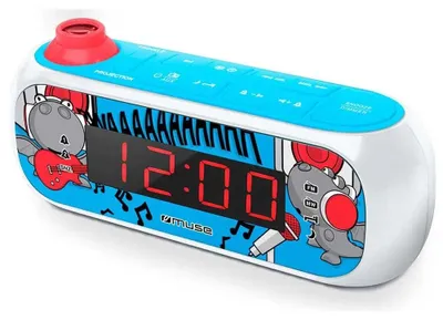 Produktbild von Muse M-167 KDB, Uhr, Digital, FM, MW, LED, 2,29 cm (0.9"), Rot