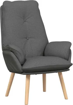 Produktbild von vidaXL Sessel Dunkelgrau 69 x 74 x 93 cm Stoff und Sperrholz