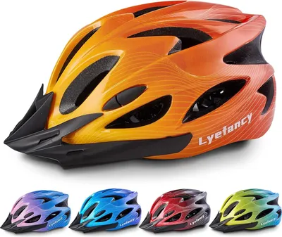 Produktbild von Lyefancy Kinder-Fahrradhelm, Kinderhelm für 3–11 Jahre, Jungen, Mädchen, verstellbarer Helm Fahrrad, Roller, Skaten, Radfahren, mit Visier