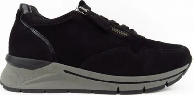 Produktbild von Gabor Comfort Reißverschluss Damen Sneaker in Schwarz, Größe 8