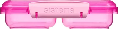 Image de Sistema® Lunch™ Boîte à lunch avec 2 compartiments, 350 ml, rose