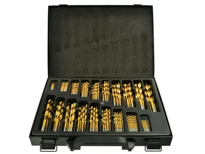 Produktbild von BSD Metallbohrer Set - HSS Titan Beschichtet Bohrer Set, Spiralbohrer, Metallbohrersatz 1-10mm - 170 Teilig
