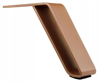 Zdjęcie produktu dla Noga Meblowa Nóżka Loft Skośna Złota Metalowa Do Mebli Sofy Kanapy 12Cm