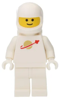 Productafbeelding van LEGO Minifiguur, Classic Space - Wit, met luchtflessen en motorfiets (sp006new2)