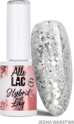 Produktbild von Hochwertiger UV/LED Gel-Lack Silber Glitter 6g