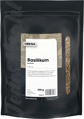 Immagine prodotto di UBENA 3675972003 UBENA Basilikum gerebelt Gewürz, 250,0 g