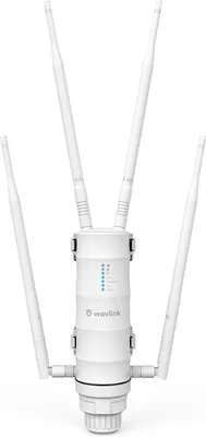 Produktbild von (G1) WAVLINK AC1200 Dual-Band Outdoor WLAN Access Point Extender wetterfest Wing 12M