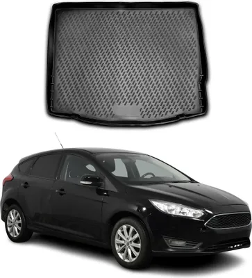 Obrázok produktu pre Rohož do batožinového priestoru pre Ford Focus mk3 2011-2018 päťdverová guma TPE