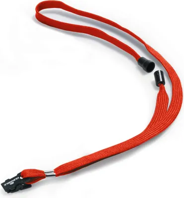 Produktbild von DURABLE Textilband 10 mit Kunststoffclip 10 St., 811903 rot