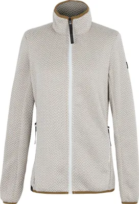 Produktbild von Regatta - "Elzie" Fleecejacke für Damen, Durchgehender Reißverschluss RG12087 (34 DE) (Steinweiß/Sanftes Braungrau)