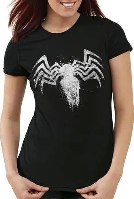 Produktbild von style3 Infinity Spider Damen T-Shirt amazing comic, Größe:L
