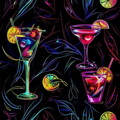 Image de OUTDOOR DECOSTOFFE OXFORD - Motif de cocktail | DX8326