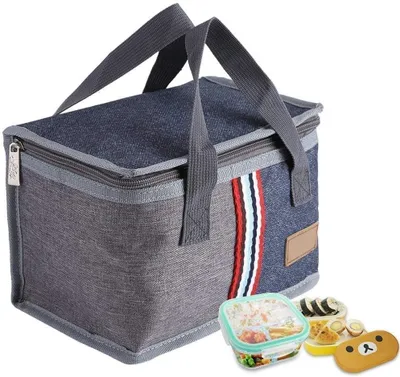 Produktbild von Isoliertasche, Thermo Kühltasche 23x15x16cm, Für Picknick, Arbeit, Schule