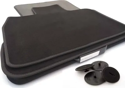 Immagine prodotto di Tappetini per BMW iX i20 Tappetini per auto Premium velours in qualità originale 4 pezzi, nero