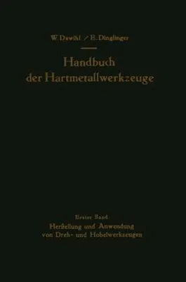 Produktbild von Handbuch der Hartmetallwerkzeuge
