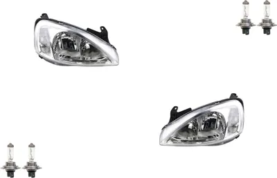 Obrázok produktu pre Johns, svetlomety vhodné pre Opel Corsa C -03 sada s H7/H7 Valeo lin. rech.
