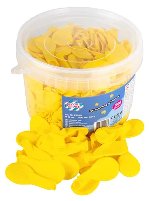 Produktbild von 500 Stück Luftballons, gelb, Ø18cm