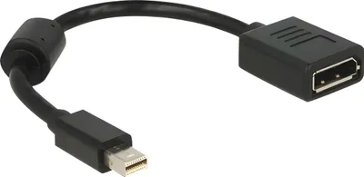 Productafbeelding van Delock 65554 Displayport Adapter Delock mini DP -> DP St/Bu schwarz
