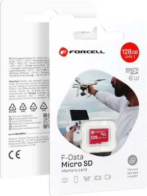 Image de FORCELL F-DATA Carte mémoire 128 Go UHS-I U3 classe 10