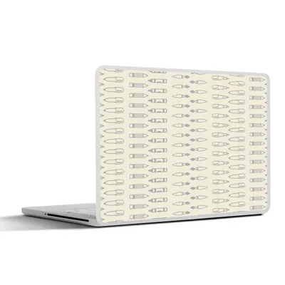 Produktbild von MuchoWow® Laptop Aufkleber Sticker Cover Bleistift - Schablonen - Pinsel 30x21 cm - Sticker für Laptop - Selbstklebend