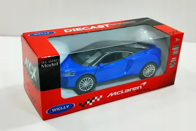 Produktbild von Welly McLaren GT Modellauto Blau Sammlerstück