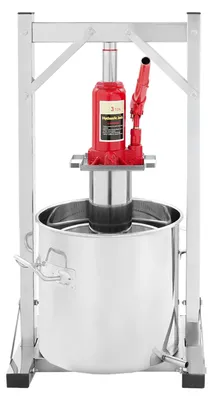 Produktbild von Obstweinpresse, Hydraulikjack, manuelle Bedienung, Silber