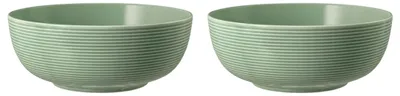 Zdjęcie produktu dla Seltmann Weiden - Zestaw 2 misek 20cm Beat Color Glaze eukaliptusowy