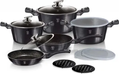 Immagine prodotto di Set Di Pentole Berlingerhaus Bh-6886 Carbon Pro