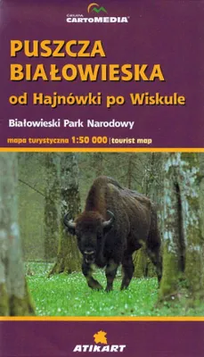 Produktbild von Białowieża-Wald 1:50.000. Von Hajnówka nach Wiskule. Touristenkarte. Cartomedia