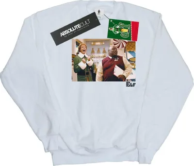 Immagine prodotto di Elf - Felpa "Christmas Store Cheer" da donna BI16636 (XL) (Bianco)