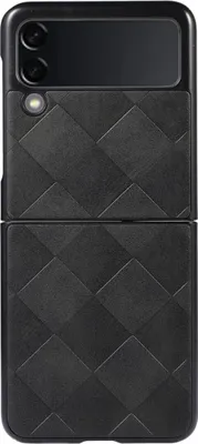 Produktbild von König Design Hülle kompatibel mit Samsung Galaxy Z Flip3 5G Kunststoff Soft Handyhülle - Handy Case Schwarz