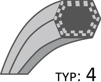 Obrázok produktu pre Hnací remeň záhradného noža Castel TC92 /12,7x2243/ RO15546