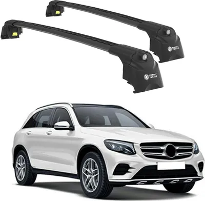 Produktbild von TURTLE STREŠNÝ NOSIČ AIR-2 , Čierna MERCEDES-BENZ GLC-CLASS X253 2016 - 2022