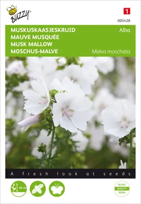 Productafbeelding van Malvensbloem wit | Malvenszaad van Buzzy Seeds