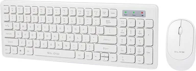 Obrázok produktu pre Klávesnica k PC+myš bezdrôtová BLOW KM-5 biela