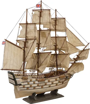 Produktbild von Modellschiff HMS Victory England Holz Schiff Segelschiff 86cm kein Bausatz